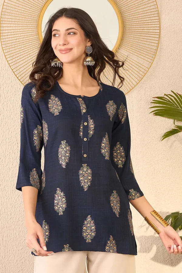 Black_Cotton_Premium_&_Elegant_Top_For_Women_&_Girls