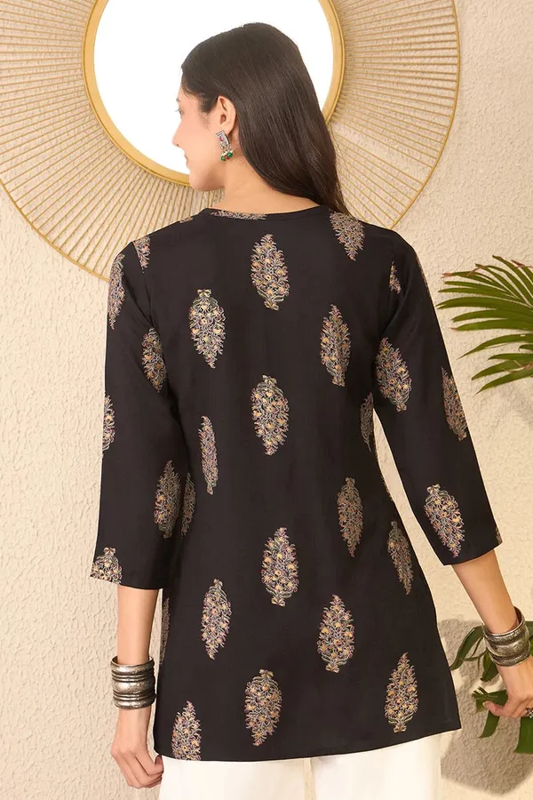 Black_Cotton_Premium_&_Elegant_Top_For_Women_&_Girls