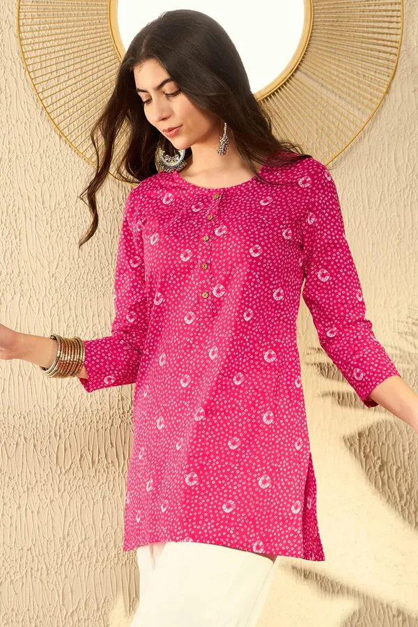 Pink_Cotton_Premium_&_Elegant_Kurta_For_Women_&_Girls