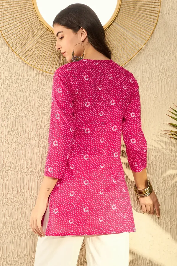 Pink_Cotton_Premium_&_Elegant_Kurta_For_Women_&_Girls