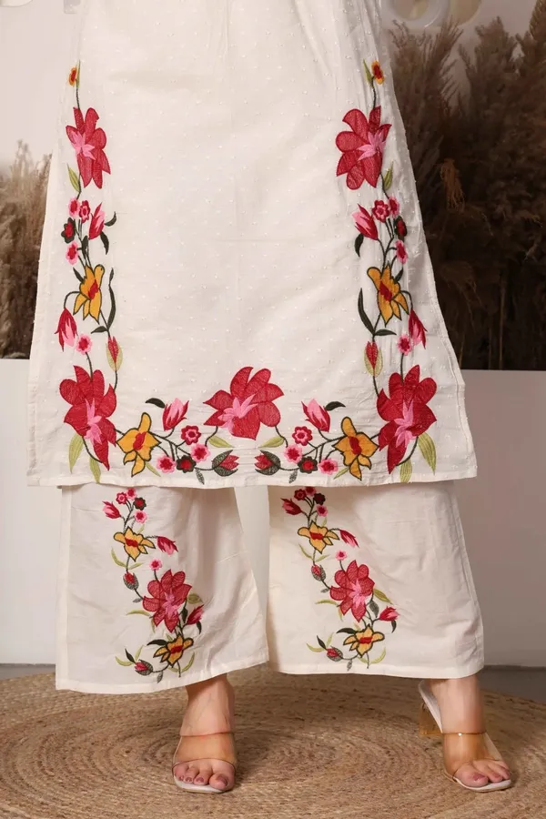White_Cotton_Premium_&_Elegant_Co-Ord_Sets_For_Women_&_Girls