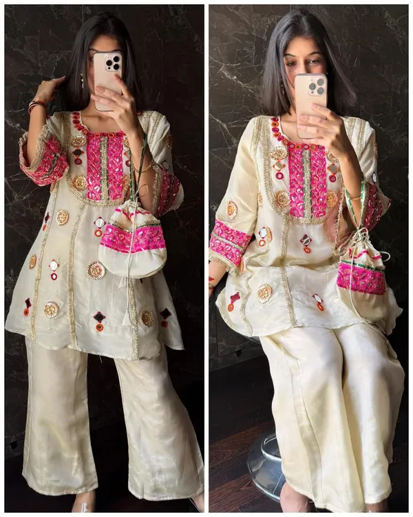 White_Cotton_Premium_&_Elegant_Co-Ord_Sets_For_Women_&_Girls