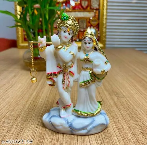 White_Radha_Krishna_Stone_Idol_|_White_Marble_Look_Statue_|_Home_Decor_Showpiece_For_Pooja_Mandir_&_Gift