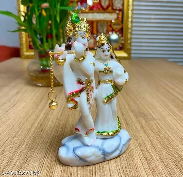 White_Radha_Krishna_Stone_Idol_|_White_Marble_Look_Statue_|_Home_Decor_Showpiece_For_Pooja_Mandir_&_Gift