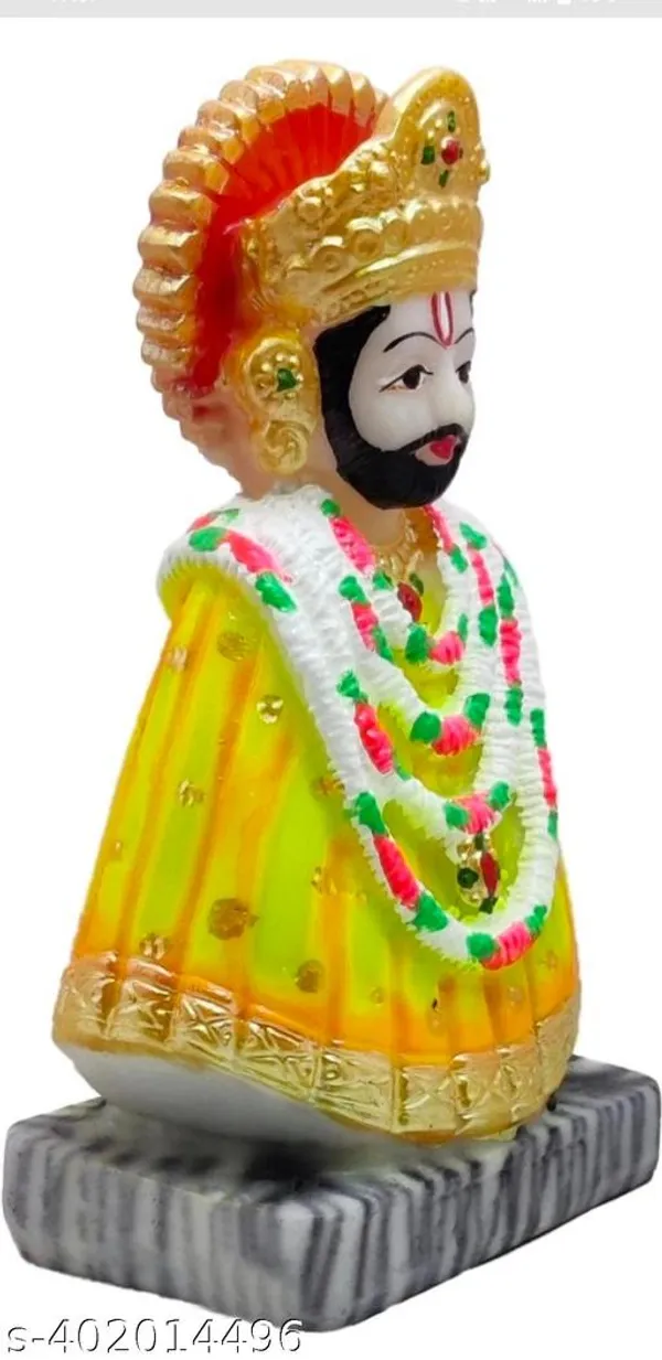 Multicolor_Khatu_Shyam_Ji_Idol_|_6_Inch_Marble_Look_God_Statue_|_Shyam_Dev_Murti_For_Living_Room_Decor,_Gift_&_Worship_|_Handcrafted_Marble_Powder_Idol_For_Home_Temple_&_Pooja_Mandir