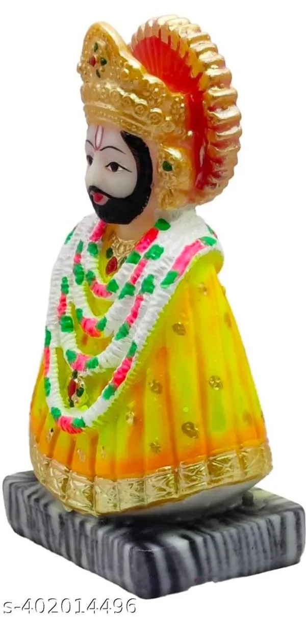 Multicolor_Khatu_Shyam_Ji_Idol_|_6_Inch_Marble_Look_God_Statue_|_Shyam_Dev_Murti_For_Living_Room_Decor,_Gift_&_Worship_|_Handcrafted_Marble_Powder_Idol_For_Home_Temple_&_Pooja_Mandir