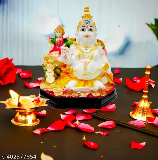 Multicolor_Premium_Marble_Kuber_Lakshmi_Ganesh_Ji_Idol_Murti_|_Wealth_Prosperity_Temple_Decor_Showpiece_Gift_Item_For_Home_Decor_And_Worship