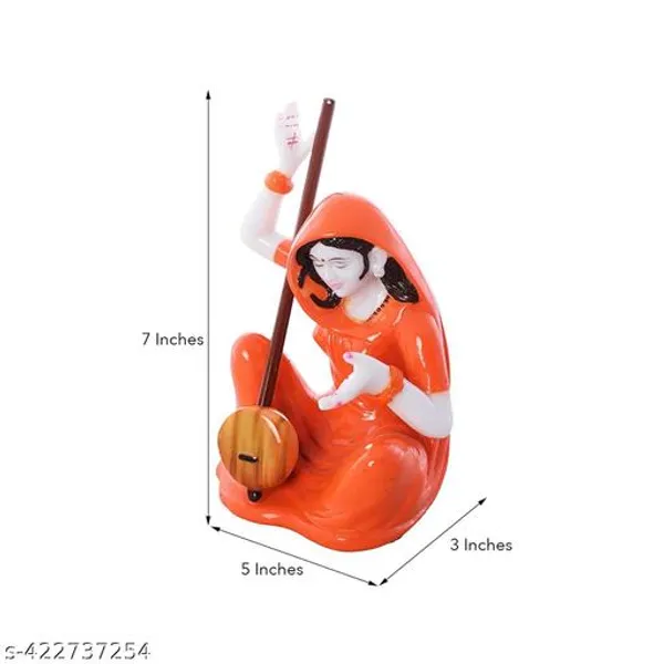 Multicolor_Meera_Bai_Idol_|_Orange_Meera_Bai_Statue_|_Devotional_Decorative_Showpiece_For_Living_Room,_Temple_&_Office_Table_And_For_Home_Decor,_Pooja_Mandir_&_Spiritual_Gift
