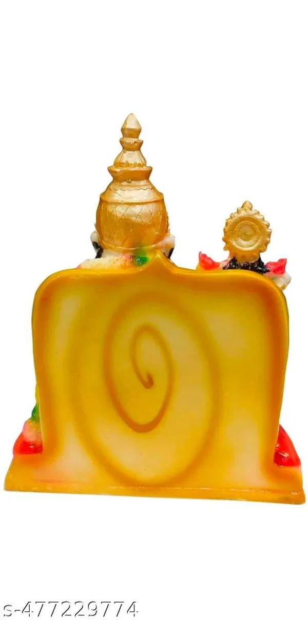 Multicolor_Kuber_Lakshmi_Ji_Idol_10_Cm_|_Marble_Look_Decorative_Murti_For_Home_Temple_|_Wealth_Goddess_Showpiece_|_Diwali_Pooja_Gift_|_Festival_For_Home_Decor_And_Worship