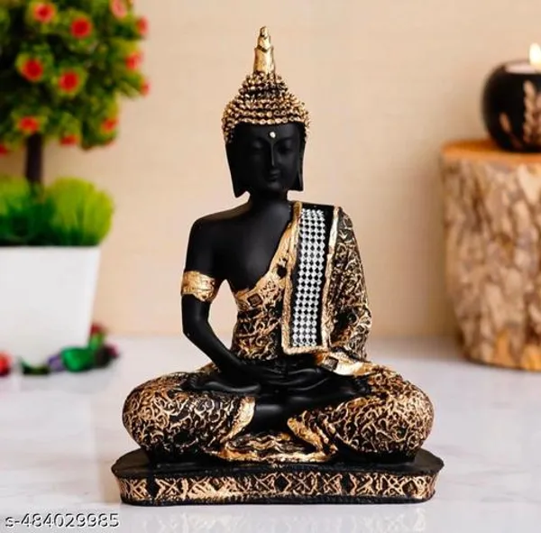 Black_Buddha_Statue_Idol_Showpiece_Decorative_Showpiece_For_Home_Decor