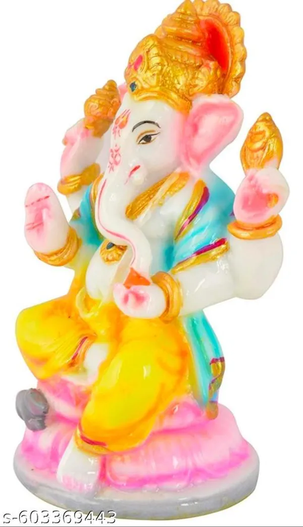Multicolor_Ganesh_Ji_Idol_Murti_|_Marble_Finish_Showpiece_|_Puja_Room_&_Gift_Item_For_Home_Decor_And_Worship