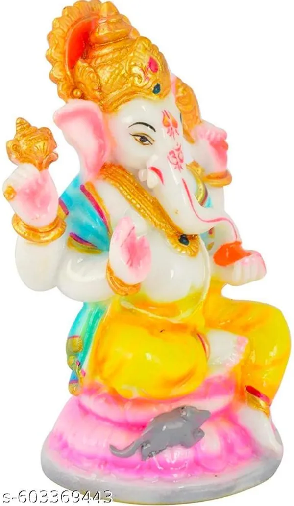 Multicolor_Ganesh_Ji_Idol_Murti_|_Marble_Finish_Showpiece_|_Puja_Room_&_Gift_Item_For_Home_Decor_And_Worship