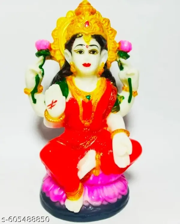 Multicolor_Lakshmi_Ji_Marble_Murti_|_Premium_Quality_Marble_Finish_Maa_Lakshmi_Idol_On_Lotus_|_Decorative_Showpiece_For_Home_Decor,_Diwali,_Dhanteras_&_Festive_Gift_Item
