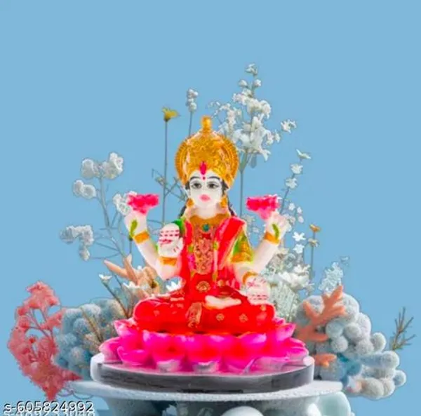 Multicolor_Premium_White_Marble_Lakshmi_Mata_Idol_|_Goddess_Laxmi_Ji_Murti_|_Spiritual_Gift_For_Dhanteras_&_Festivals_For_Pooja_Room,_Mandir_&_Diwali_Decoration