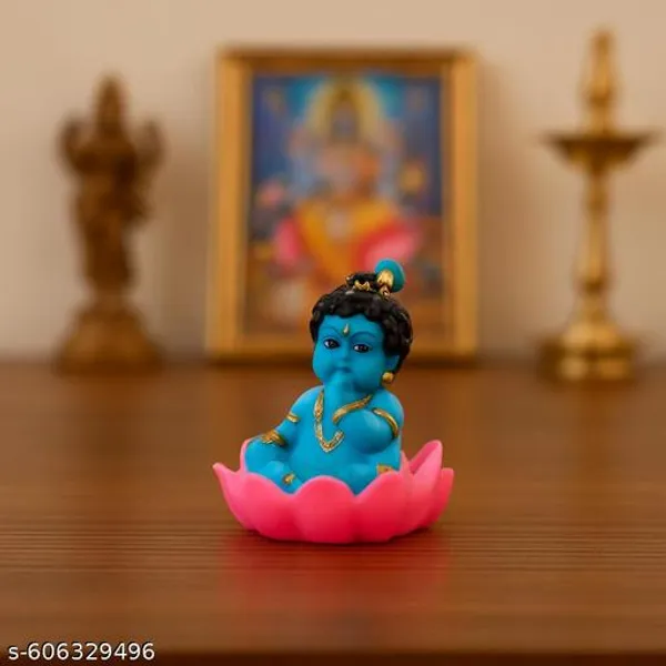 Blue_Baby_Krishna_Idol_On_Lotus_|_Bal_Krishna_Murti_|_Laddu_Gopal_Statue_Gift_Item_For_Home_Temple_&_Decoration