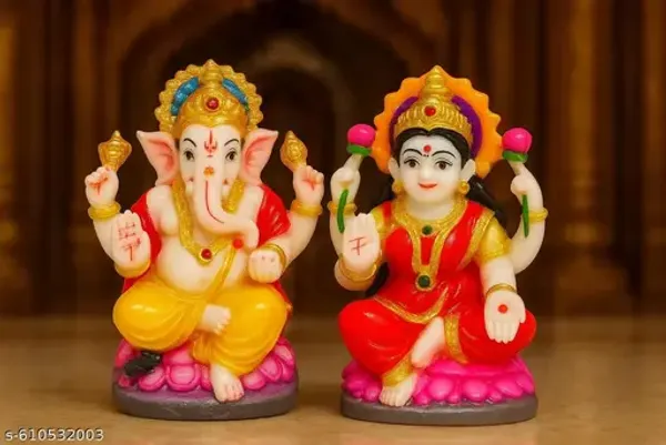 Multicolor_Lakshmi_Ganesh_Idol_Combo_Set_For_Diwali_Pooja_|_Laxmi_Ganesh_Ji_Pair_Marble_Finish_Murti_|_Decorative_Gift_Set_For_Diwali_Festival_&_Housewarming(Pack_Of_2)