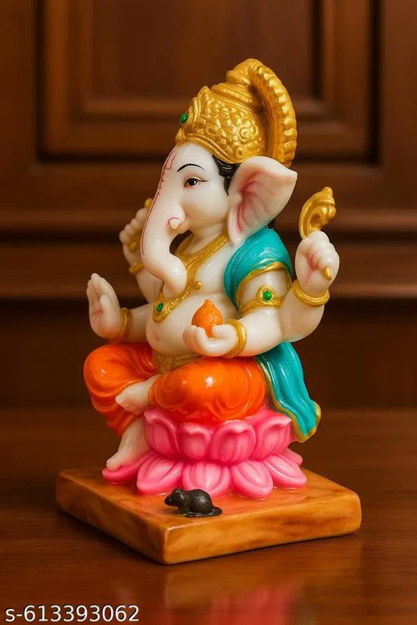 Multicolor_Premium_Ganesh_Ji_Idol_Marble_Finish_Murti_For_Home_Temple_Decor_&_Diwali_Gift_|_Vinayak_Showpiece_|_Ganpati_Bappa_Statue_For_Mandir_&_Office_Decoration
