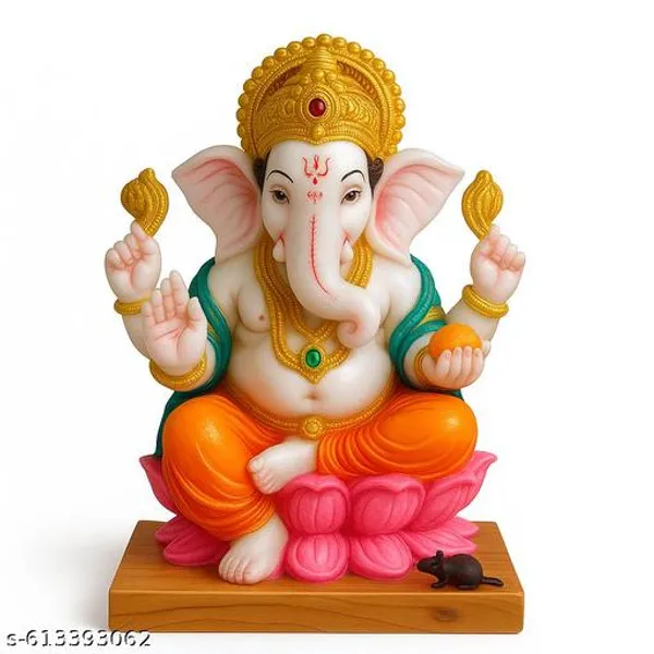 Multicolor_Premium_Ganesh_Ji_Idol_Marble_Finish_Murti_For_Home_Temple_Decor_&_Diwali_Gift_|_Vinayak_Showpiece_|_Ganpati_Bappa_Statue_For_Mandir_&_Office_Decoration