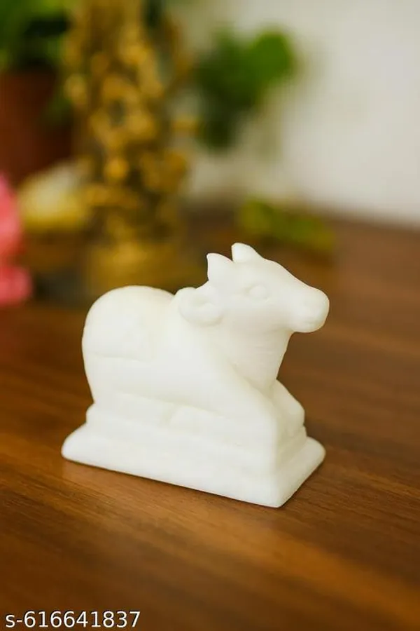 White_Marble_Shivling_With_Nandi_Statue_Set_For_Home_Temple_Pooja_|_Handmade_Natural_Stone_Mahadev_Shivling_Idol_For_Mandir_|_Diwali_Gift_Spiritual_Decor(Pack_Of_2)