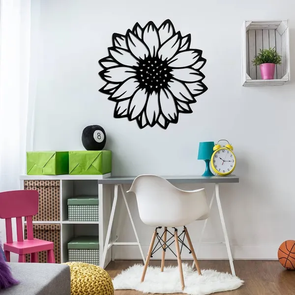 Black_Sunflower_Metal_Wall_Art_Rustic_Floral_Laser_Cut_Decor_For_Home_And_Office