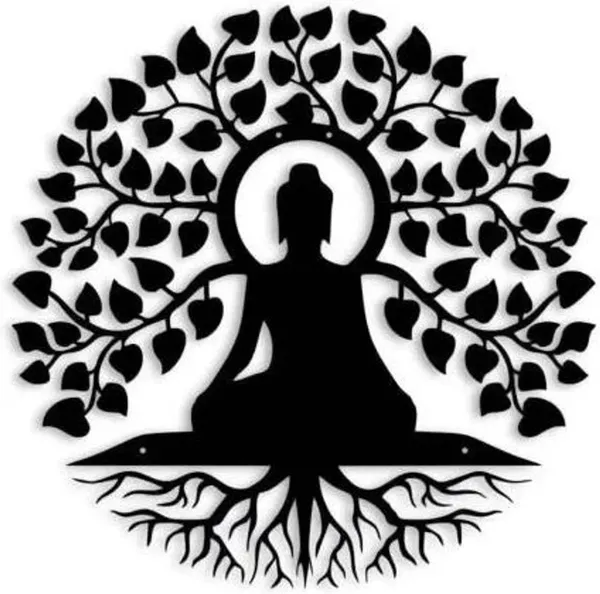 Black_Buddha_Wall_Art_Vinyl_Sticker_For_Home_And_Office