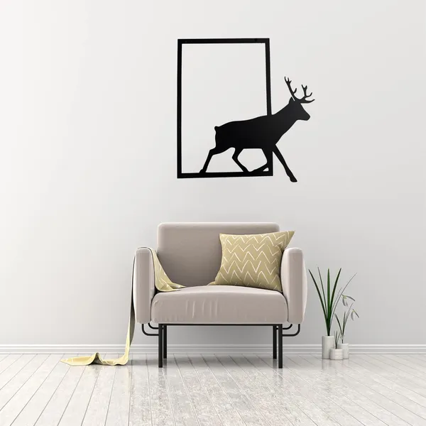 Black_Running_Deer_Metal_Wall_Art_Powder_Coated_Steel_Animal_Decor
