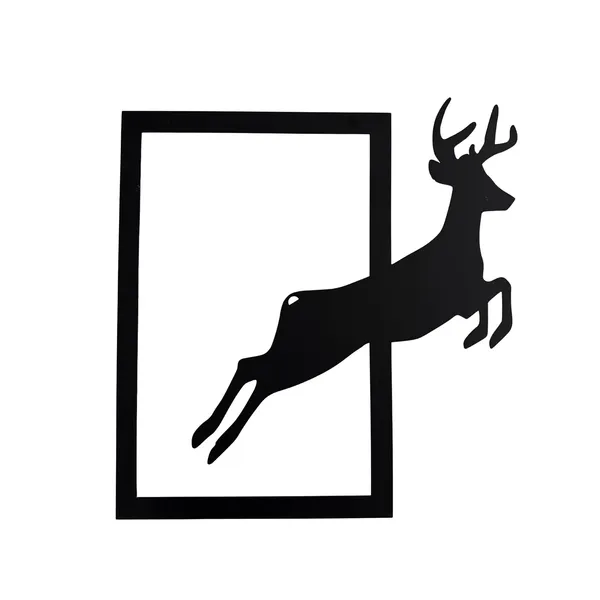 Black_Deer_Metal_Wall_Art_Powder_Coated_Wildlife_Decor_For_Home
