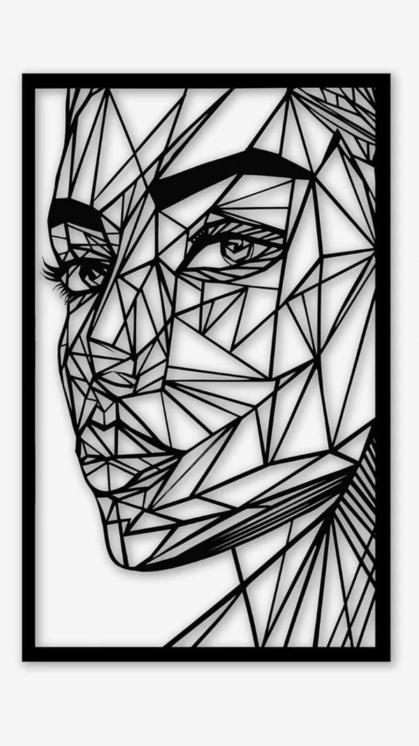 Black_Geometric_Girl_Face_Metal_Wall_Art_Modern_Powder-Coated_Portrait_Home_Decor