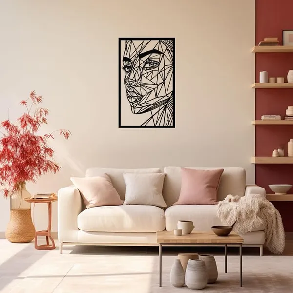 Black_Geometric_Girl_Face_Metal_Wall_Art_Modern_Powder-Coated_Portrait_Home_Decor