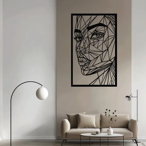 Black_Geometric_Girl_Face_Metal_Wall_Art_Modern_Powder-Coated_Portrait_Home_Decor