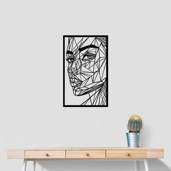 Black_Geometric_Girl_Face_Metal_Wall_Art_Modern_Powder-Coated_Portrait_Home_Decor