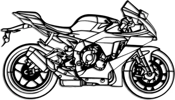 Black_Yamaha_R1_Metal_Wall_Art_Sportbike_Silhouette_Wall_Hanging_For_Living_Room_Bedroom_Garage_And_Office
