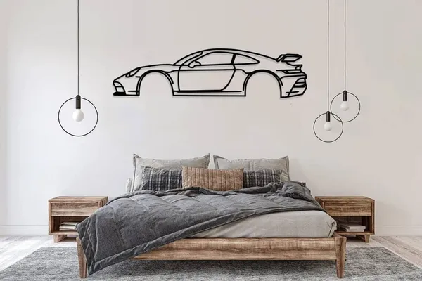 Black_Porsche_Gt3_Metal_Wall_Art_6_X_24_Inch_Sports_Car_Silhouette_Laser-Cut_Decor_For_Garage_Bedroom_Living_Room_And_Office