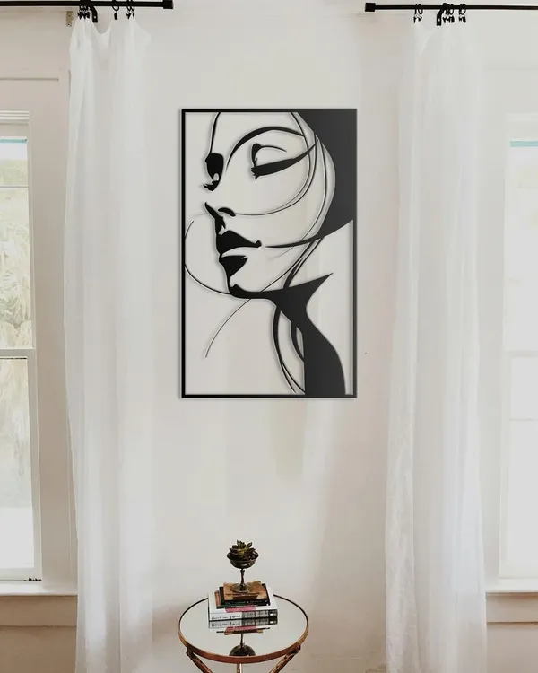 Black_Abstract_Woman_Face_Metal_Wall_Art_Minimalist_Line_Art_Decor_For_Living_Room_Bedroom_And_Office