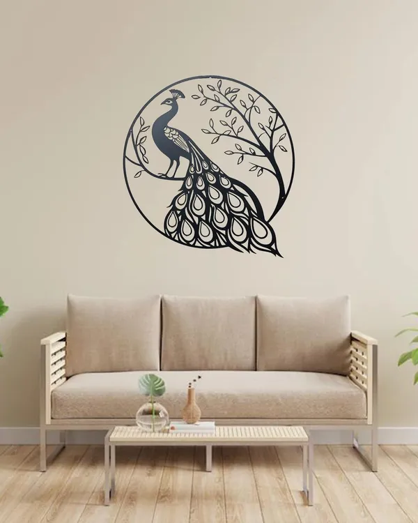 Black_Peacock_Metal_Wall_Art_Luxury_Laser-Cut_Decor_For_Home_&_Office