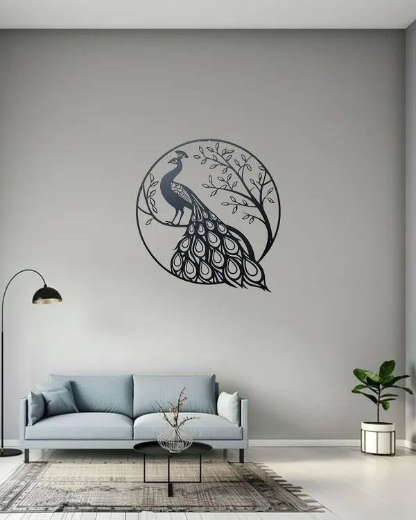 Black_Peacock_Metal_Wall_Art_Luxury_Laser-Cut_Decor_For_Home_&_Office