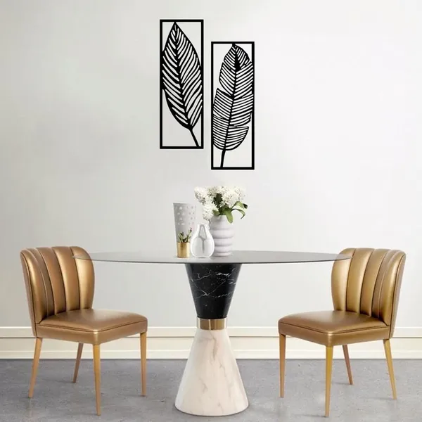 Black_Metal_Leaf_Wall_Art_Set_Of_2_Modern_Botanical_Design_For_Living_Room_Bedroom_And_Office_Decor