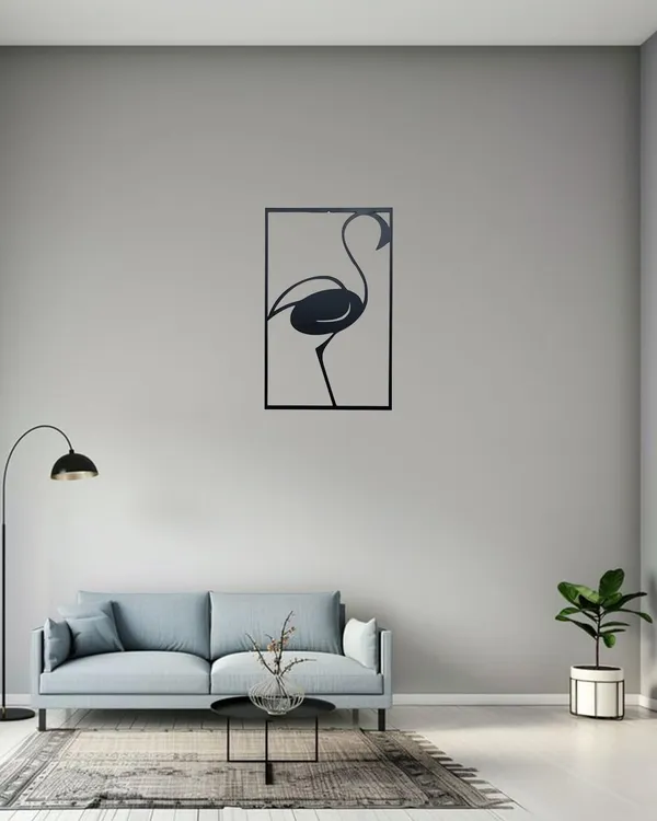 Black_Minimalist_Flamingo_Metal_Wall_Art_Elegant_Bird_Silhouette_Frame
