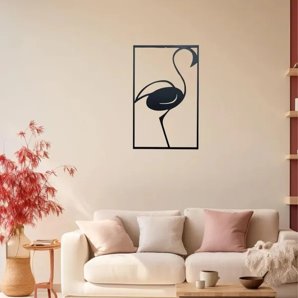 Black_Minimalist_Flamingo_Metal_Wall_Art_Elegant_Bird_Silhouette_Frame