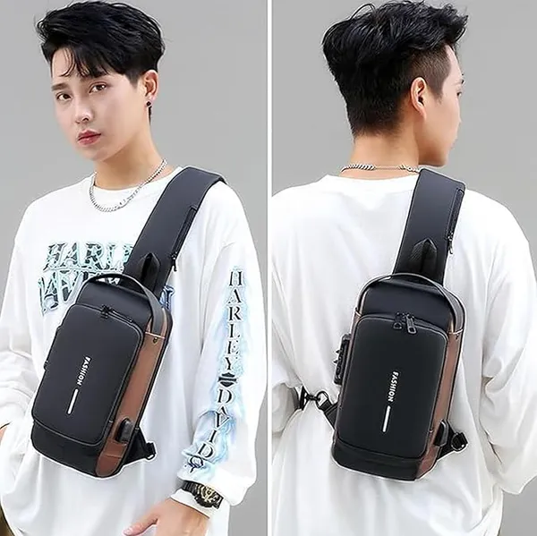 Anti-Theft_Sling_Backpack_with_USB_Charging_Port,_Men's_Crossbody_Shoulder_Bag,_PU_Leather,_Single_Shoulder_Bag,_Sling_Bag,_Waterproof,_Anti-Theft,_Dial_Lock,_Security,_Bag