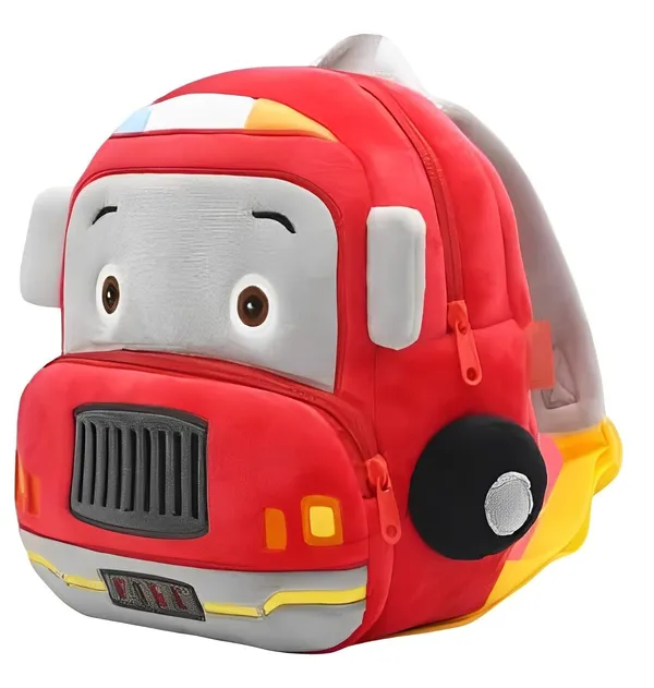 Cute_Boy's_and_Girl's_Plush_Kids_Bag_Full_Embroidery_Designs_Mini_Travel_Backpack_(Fire_Brigade)_(2-5_Years)