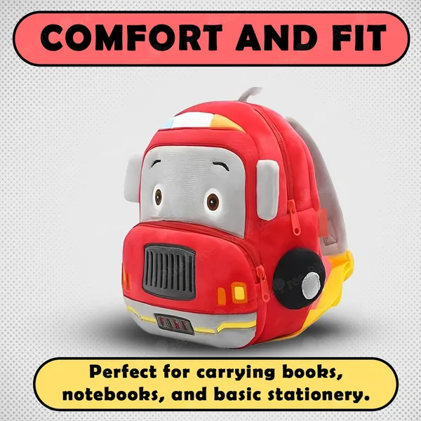 Cute_Boy's_and_Girl's_Plush_Kids_Bag_Full_Embroidery_Designs_Mini_Travel_Backpack_(Fire_Brigade)_(2-5_Years)