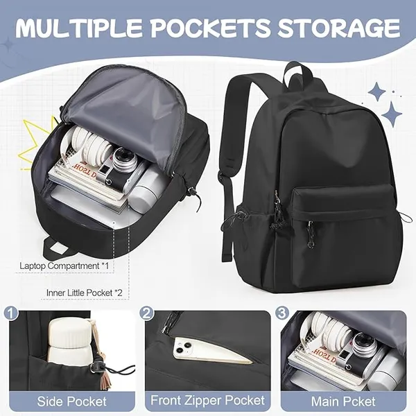 Durable_Lightweight_Daily_Backpack_with_Organiser_Pockets_&_Laptop_Sleeve