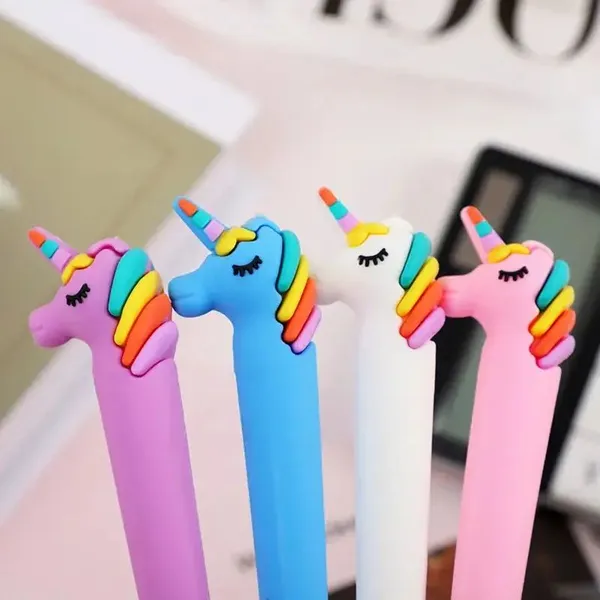 Pack_of_4_PROERA_Silicone_Unicorn_Multi_colour_Pen