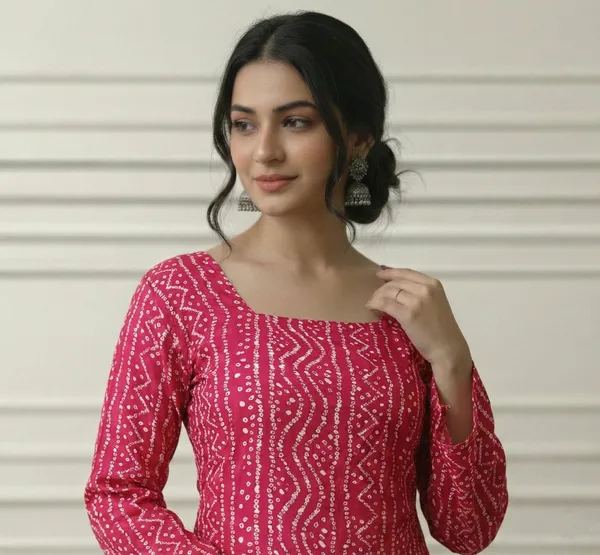 Mahira's_Comfort_Women_Printed_Straight_Kurta_Pink