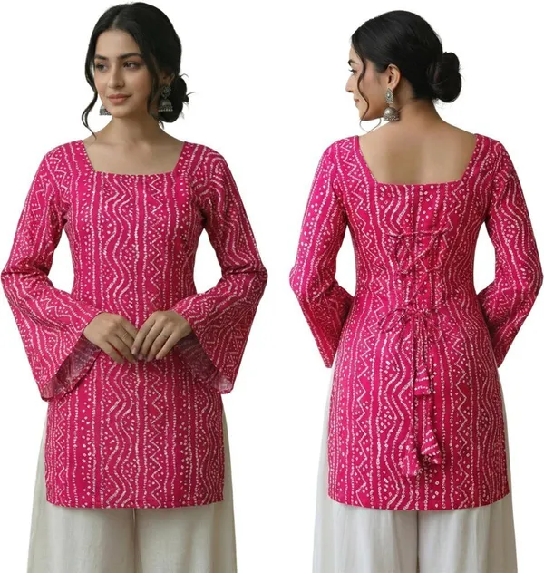 Mahira's_Comfort_Women_Printed_Straight_Kurta_Pink