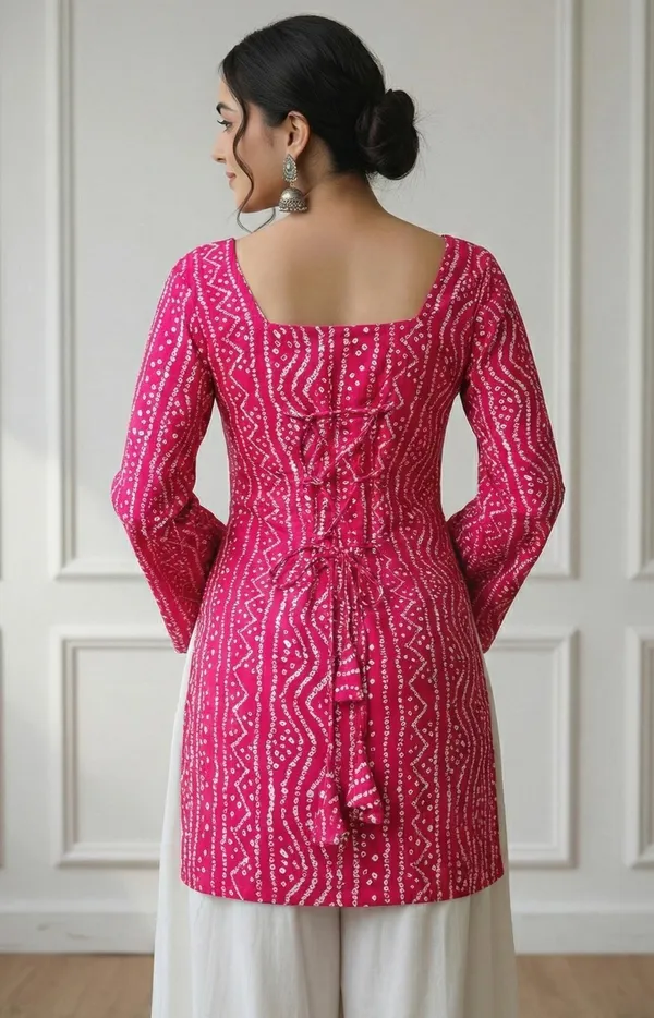 Mahira's_Comfort_Women_Printed_Straight_Kurta_Pink