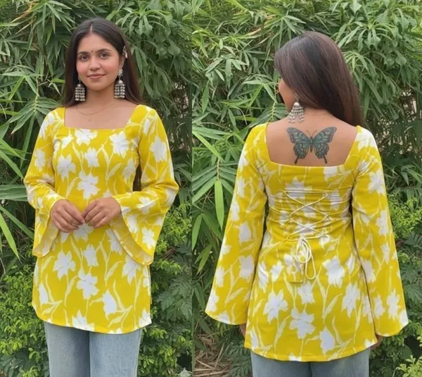 Mahira's_Comfort_Women_Printed_Straight_Kurta_Gold