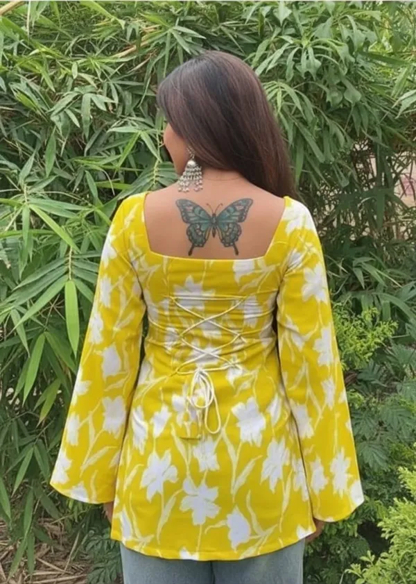 Mahira's_Comfort_Women_Printed_Straight_Kurta_Gold