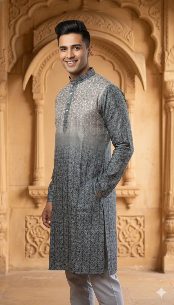 Men's_Grey_Digital_Print_Paisley_Kurta_for_Men_|_Ombre_Band_Collar_|_Digital_Print_Kurta_|_Festive_Ethnic_Wear_|_Kurta_Only_|_Made_in_India
